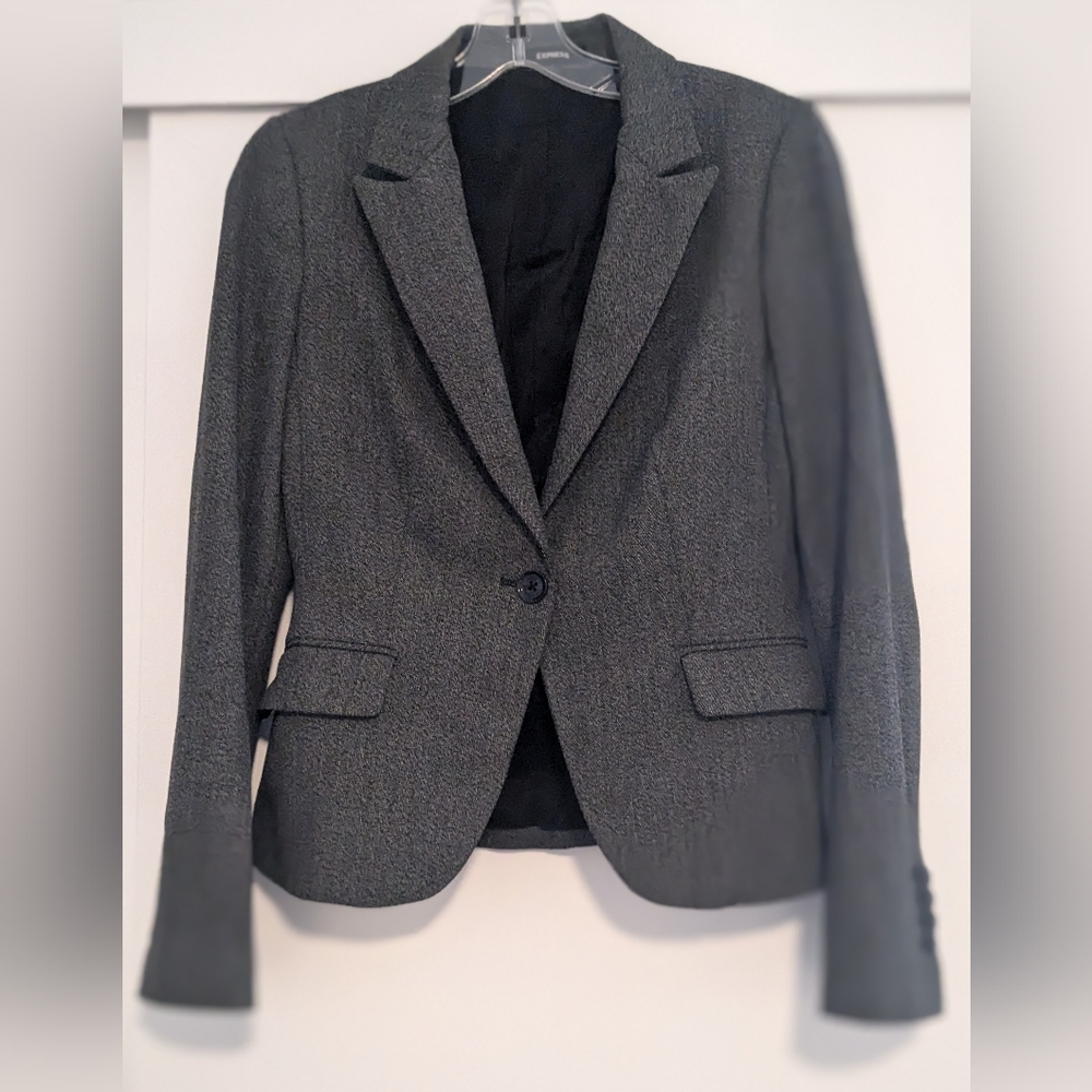 Express dark gray blazer size 4